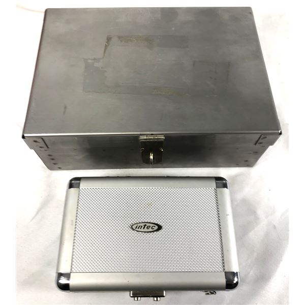 Metal Box Lot x2 - Gun Lockup
