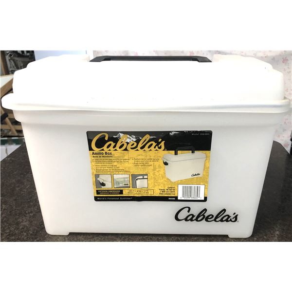 White Cabelas Ammo Box