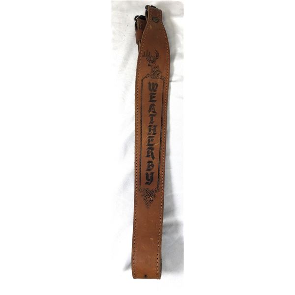 Weatherby Leather Rifle Sling