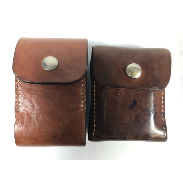 Leather Pouches x2