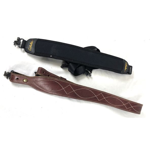 Leather & Padded Gun Sling LOT x2