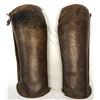 Image 1 : WWI-II Leather Officer Gaiters - Canadian Army