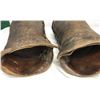 Image 2 : WWI-II Leather Officer Gaiters - Canadian Army