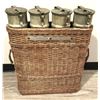 Image 1 : WW2 German Swiss Mortor Tubes x4 In Wicker Case