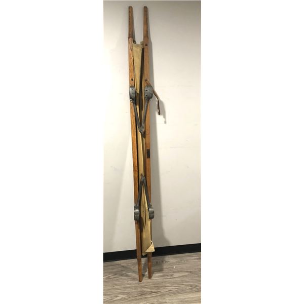 WW2 Wood & Canvas Stretcher - 90 Inlches