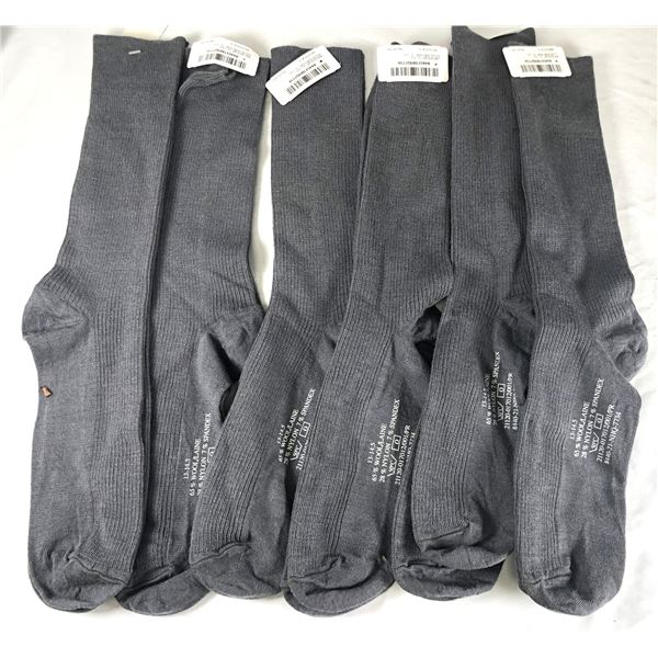 Surplus Grey Military Socks x6 - 13-14.5