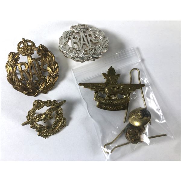 Canadian Ariforce Metal Badges x4