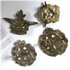 Image 2 : Canadian Ariforce Metal Badges x4