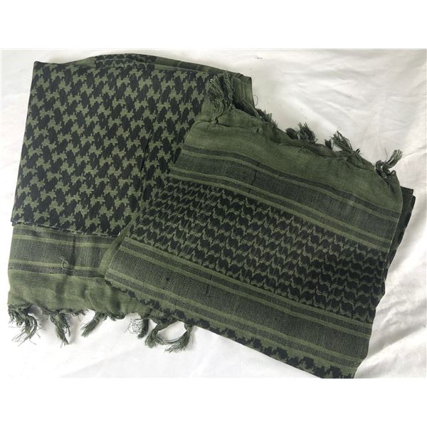 Olive Drab Green Shemagh x2 - NEW