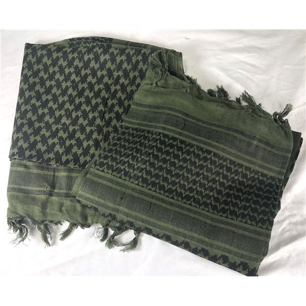 Olive Drab Green Shemagh x2 - NEW