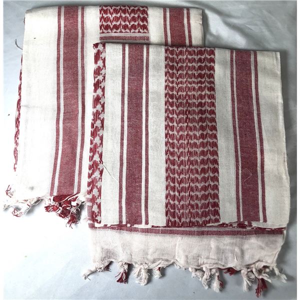 Red & White Shemagh x2 - NEW