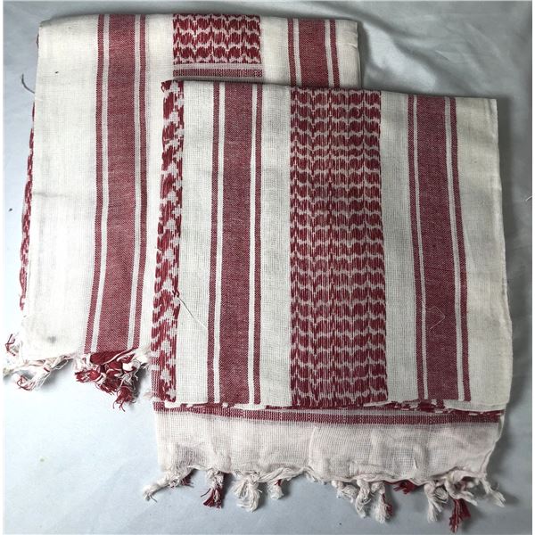 Red & White Shemagh x2 - NEW