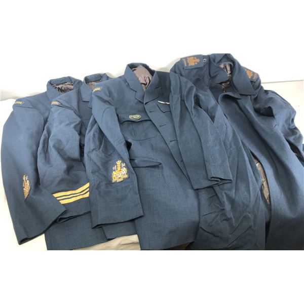 Canadian Airforce Dress Jacket Lot x4