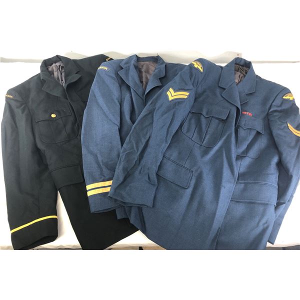 Canadian Military Dress Jacket Lot x3