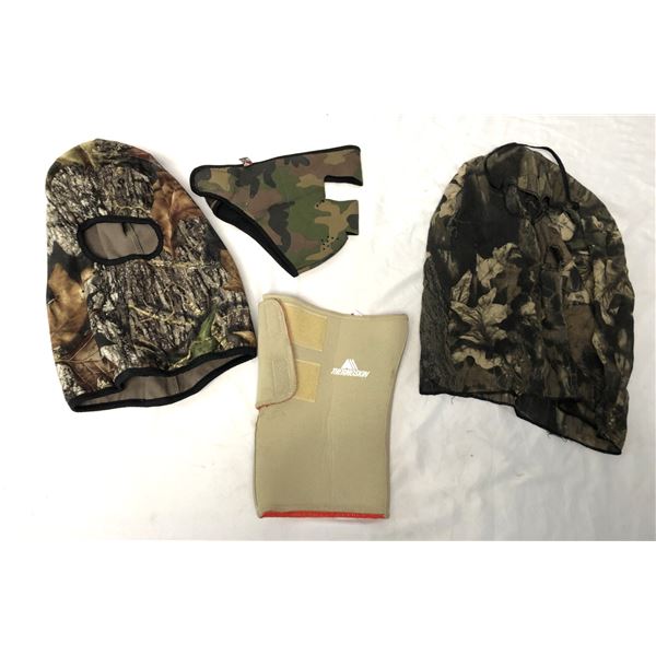 Face Mask Lot x4 - Neoprene Hunting Camo