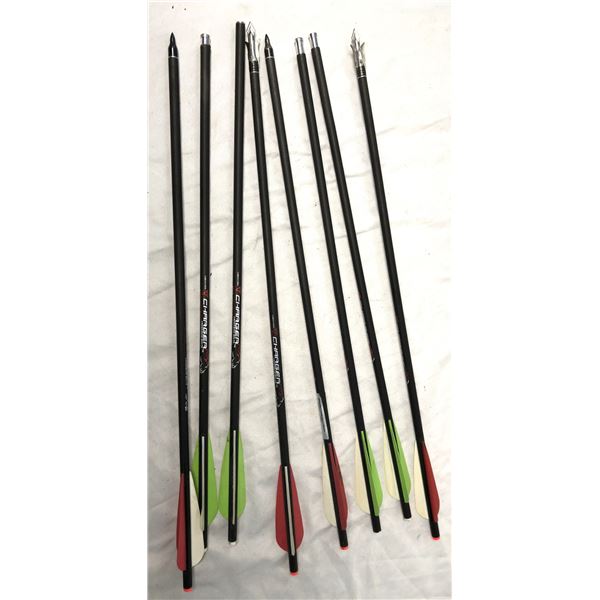 Crossbow Bolts LOT x 8 w/ Tips - Challenger