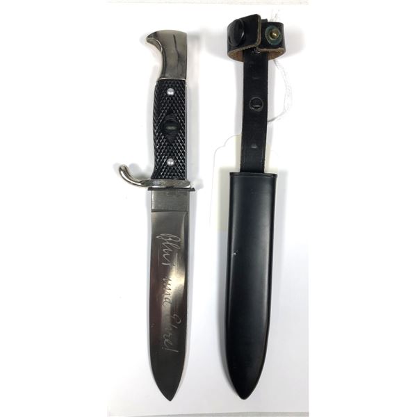 Hitler Youth REPRODUCTION Knife w/ Sheath