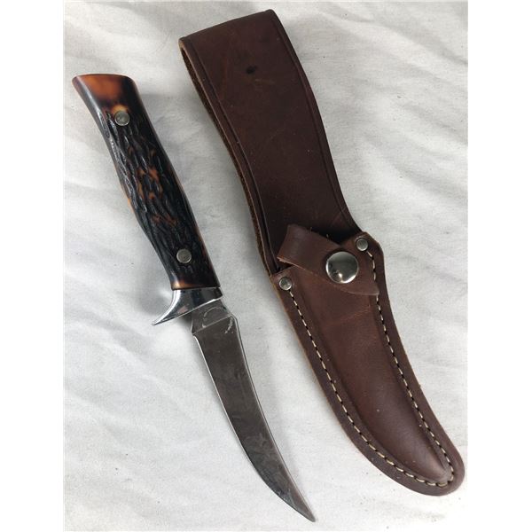 Camillus USA MOD 1012 Fixed Blade Knife - w/ Box & Sheath
