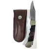 Image 1 : Buck Style Folding Knife & Sheath
