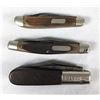 Image 2 : x3 Vintage Folding Knives LOT - Old Timer, Barlow, Gescut