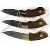 Image 2 : Franklin Mint DOGS Folding Knife LOT x3 - w/ Pouches