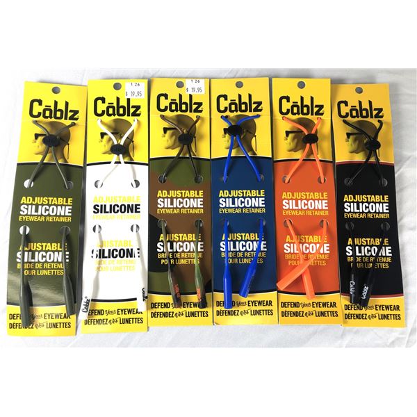 Cablz Eyewear Retainers x6 Colors NEW