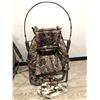 Image 1 : Camo Hunting Tree Rest / Seat - w/ Straps & Hardware