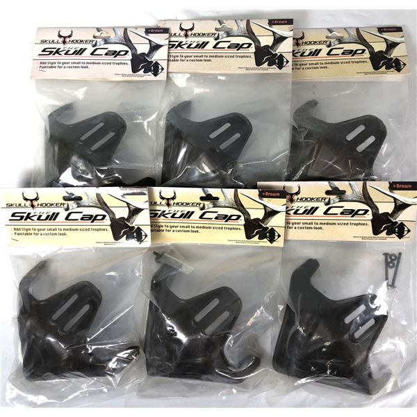 Antler Skull Cap LOT x6 - NEW