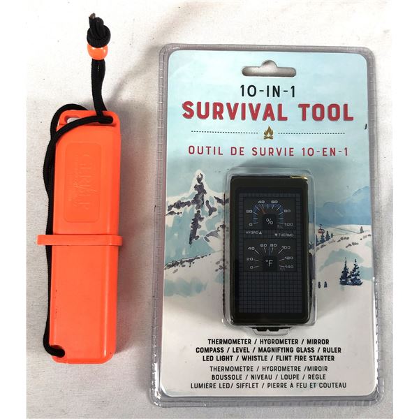 Survival Tool LOT x2 - Fire Starters, Emergency