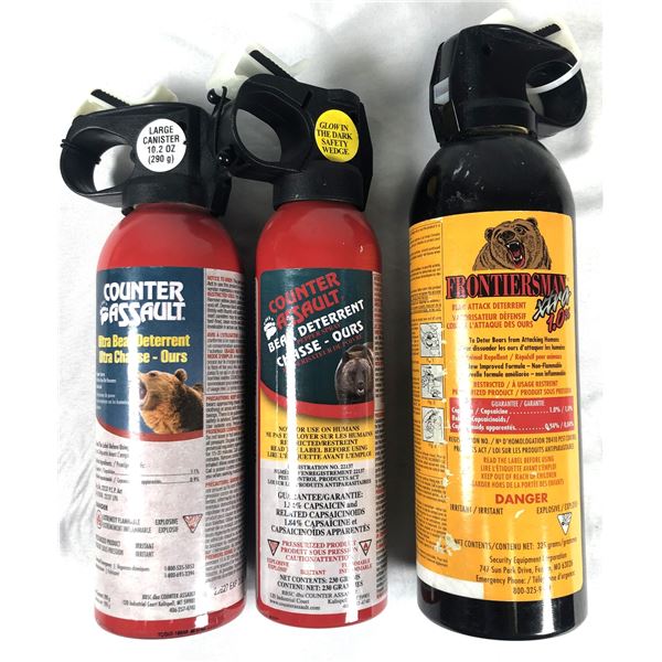 Bear Spray LOT x3 - Expired