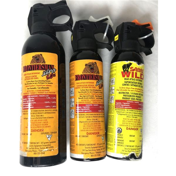 Bear Spray LOT x3 - Expired