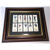 Image 1 : Military Uniform Cigarette Card DISPLAY - Framed