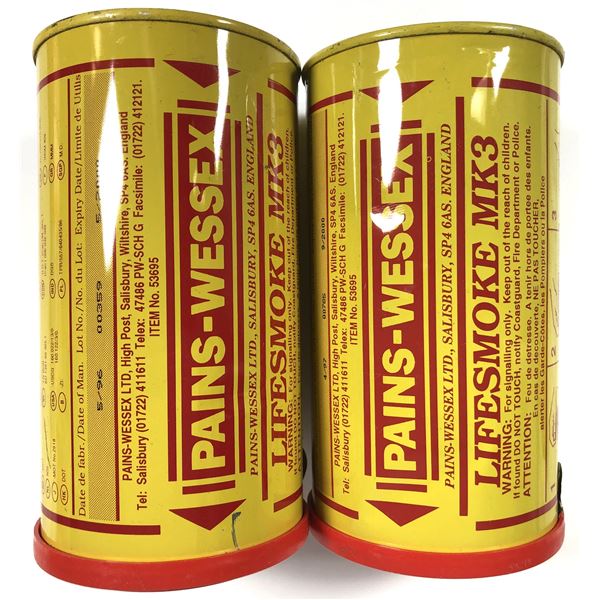 3 Minute Marine SMOKE Cans x2 - Floating