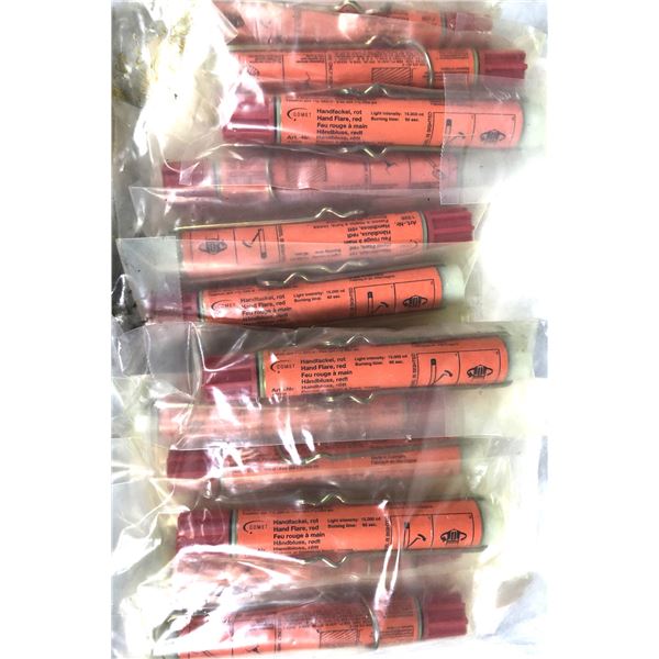 Red Signal Flare LOT x12 - Handheld