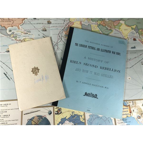 Vintage Louis Riel, Irish Regiment & Map Papers LOT