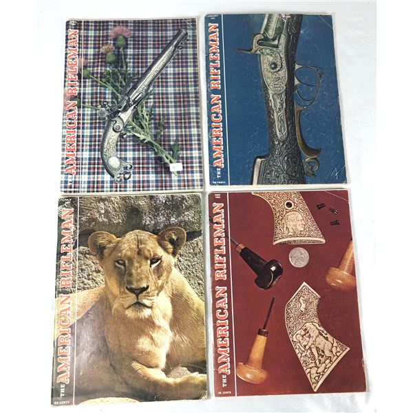 American Rifleman Magazine LOT x4 - 1964