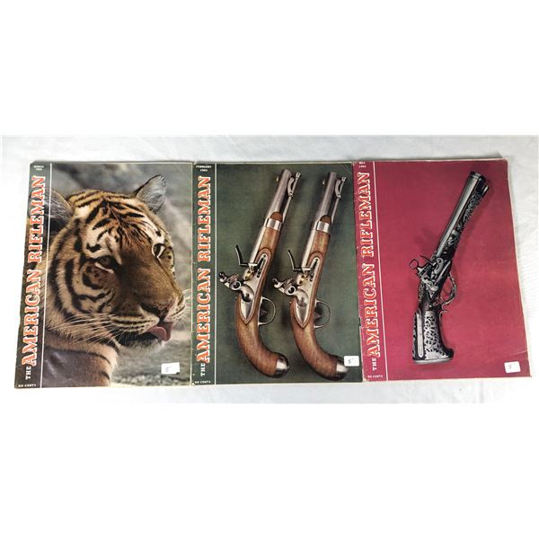 American Rifleman Magazine LOT x3 - 1963