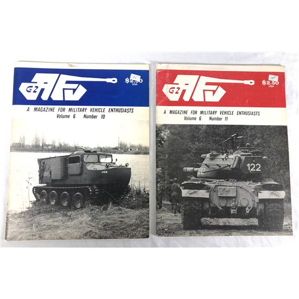 AFV G2 Military Vehicle Magazines x2