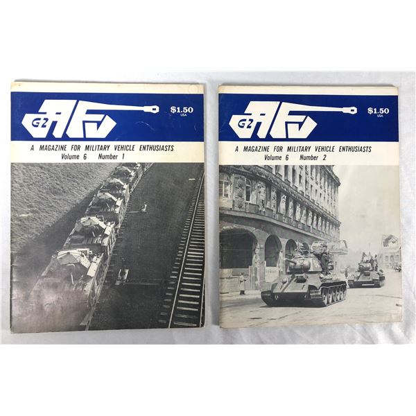 AFV G2 Military Vehicle Magazines x2