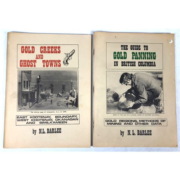 BC Gold Panning Books x2 - 1970