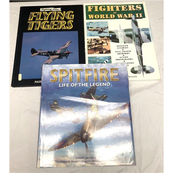 WW2 Fighter Plane Illustrated History Books x3 - Spitfire, Tigers