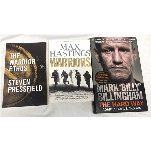 Warrior Mindset & Theme Books x3 - Veterans