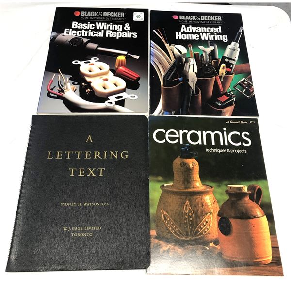 Crafting & Home Maintenance Book LOT x4
