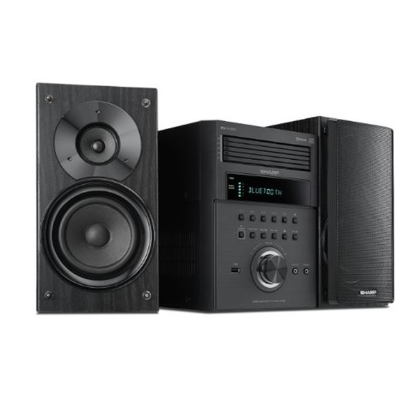 SHARP 5-DISC MICRO COMPONENT BLUETOOTH SPEAKER SYSTEM - TESTED WORKING, RETAIL $339