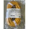 Image 2 : AS NEW YELLOW 75FT LIFE SUPPLY LIGHTED INDOOR OUTDOOR HEAVY DUTY EXTENSION CORD, 14AWG