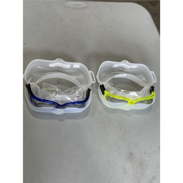 2 NEW OCCIALINE MADE IN ITALY SWIMMING GOGGLES, RETAIL $60