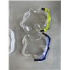 Image 4 : 2 NEW OCCIALINE MADE IN ITALY SWIMMING GOGGLES, RETAIL $60