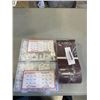 Image 1 : 2 NEW PACKS OF ASSORTED SIZE CABLE CLAMPS AND PACK OF 4X36 SANDING BELTS