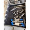Image 7 : VINTAGE MACHINIST TOOL BOX W/ CONTENTS