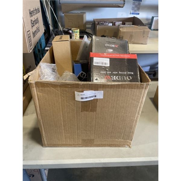 NEW OVERSTOCK AUTOMTIVE ITEMS, VEHICLE TRASH CANS, CLEAR POLY TUBING, FUEL INJECTOR SETS ETC